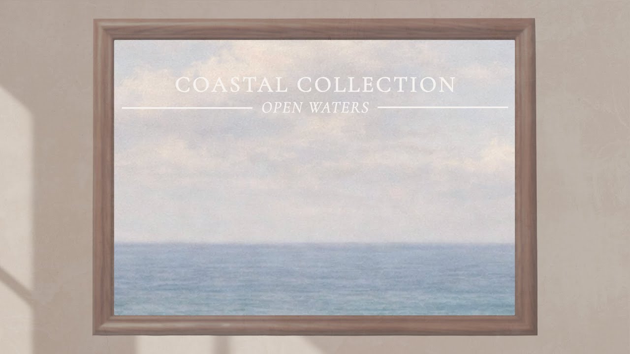 Open Waters Landscape | Vintage Art for TV | Coastal Collection (1 Hour Ambient Display)