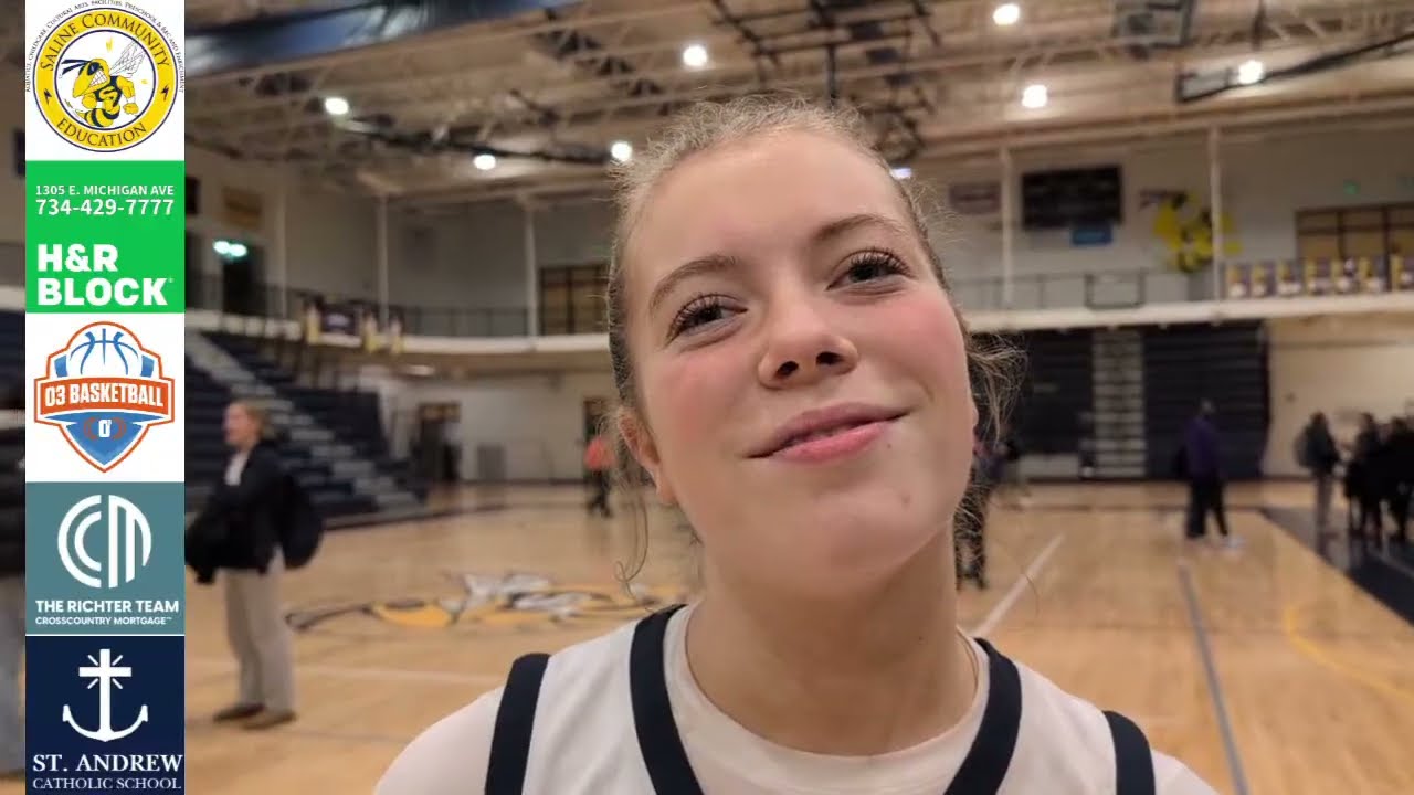 Saline defeats Pioneer 57-30. Remarks by Keira Roehm.