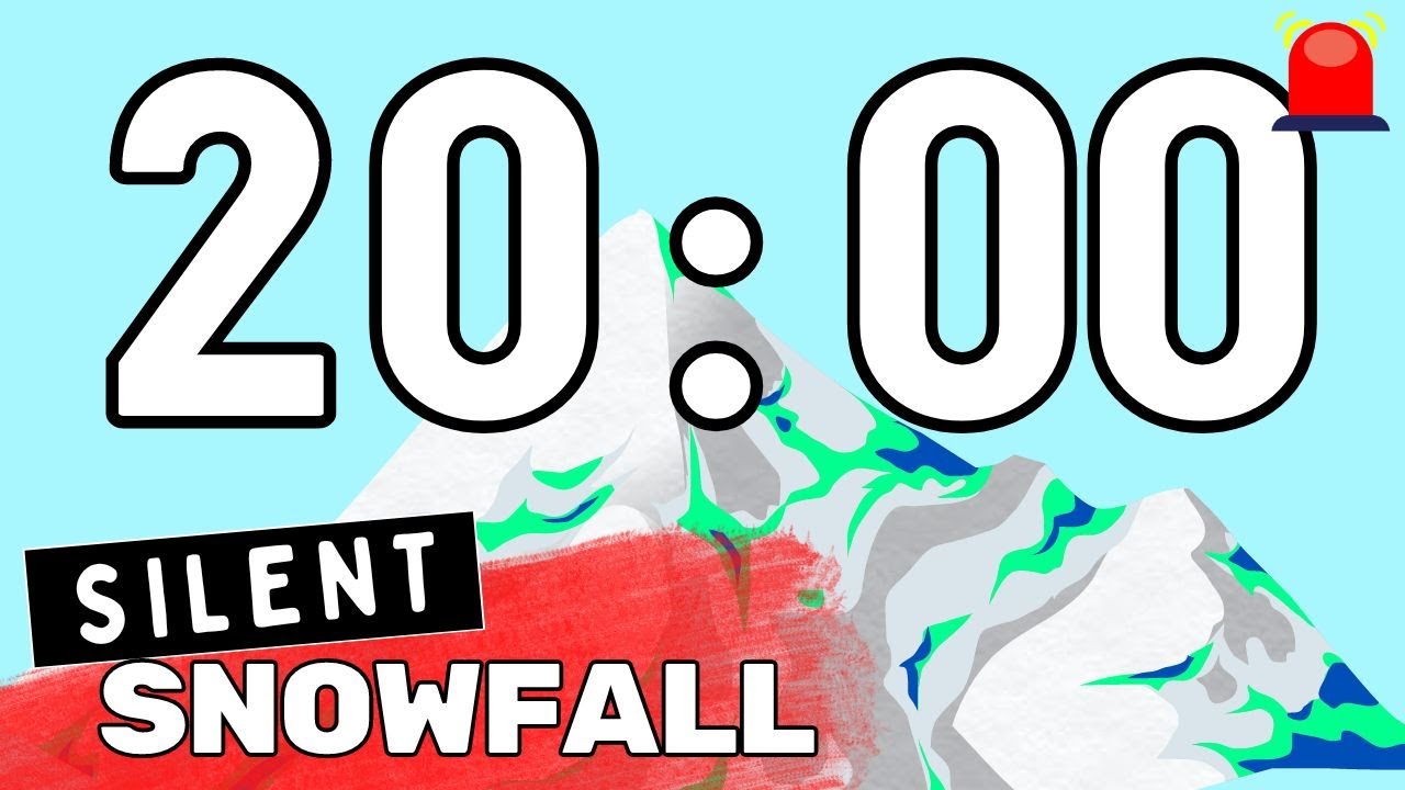 ⌛ winter 20 minute timer no music (no music with alarm)