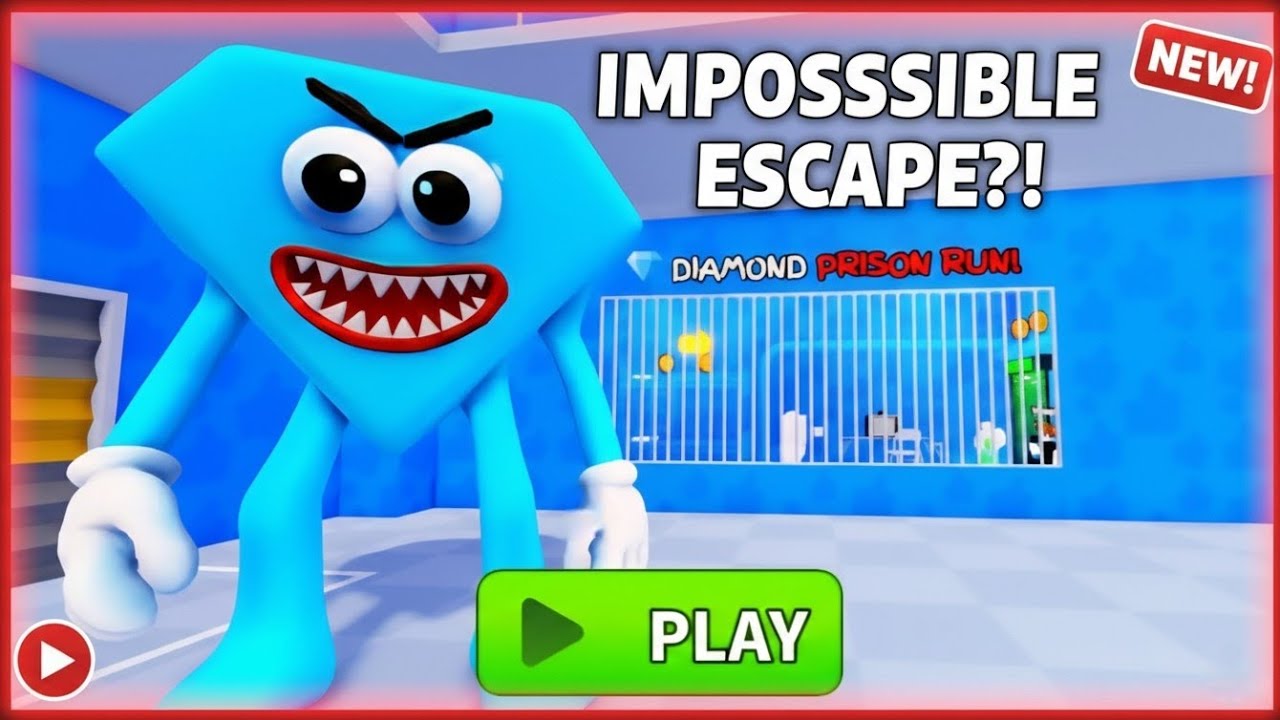 Diamond shaped prison run! ROBLOX  GAMEPLAY WALKTHROUGH