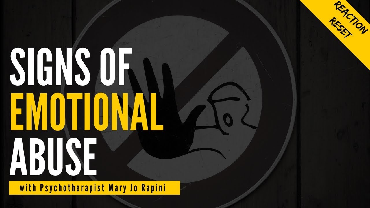 Signs of Emotional Abuse