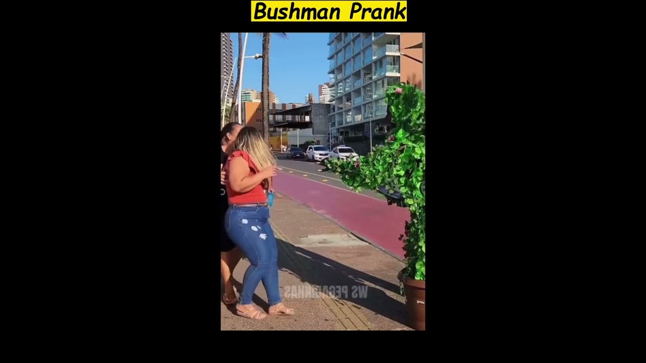 Bushmanprank #funnny #bushman #prankvideo #fypシ゚viral #commedyvideo