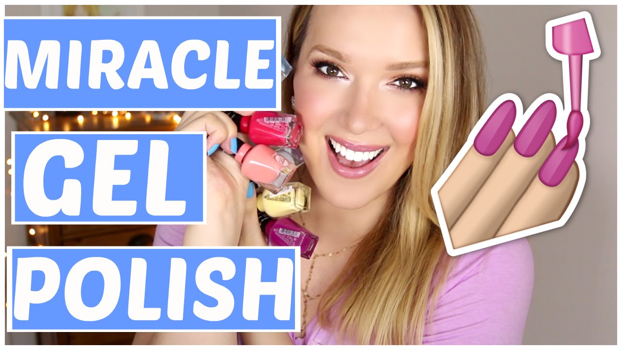 Miracle Nail Polish?! Review + Demo Sally Hansen Miracle Gel