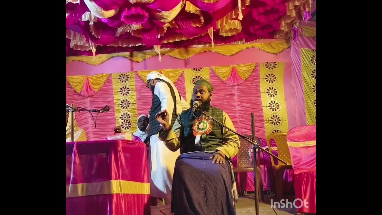 আজ মন মোর চঞ্চলরে ভাই ঝড়ে দুটি আঁখি গজল মাওলানা ক্বারী শাহ আলম সাহেব রামপুরী ঝাড়খণ্ড 