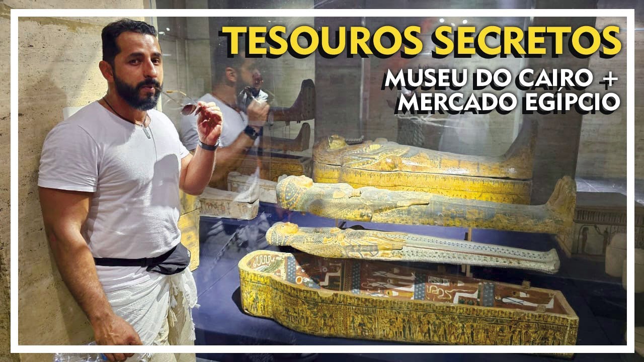 Museu do Cairo + Mercado Khan el Khalili: Tesouros, Tradições e o Fim da Viagem! 🇪🇬🎒