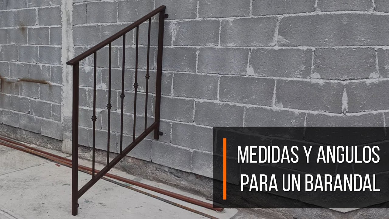 ✅ Cómo sacar medidas y angulos de un barandal  🔥 Fácil y rápido🔥