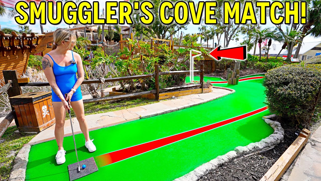 The Smuggler's Cove Indian Shores Mini Golf Match!