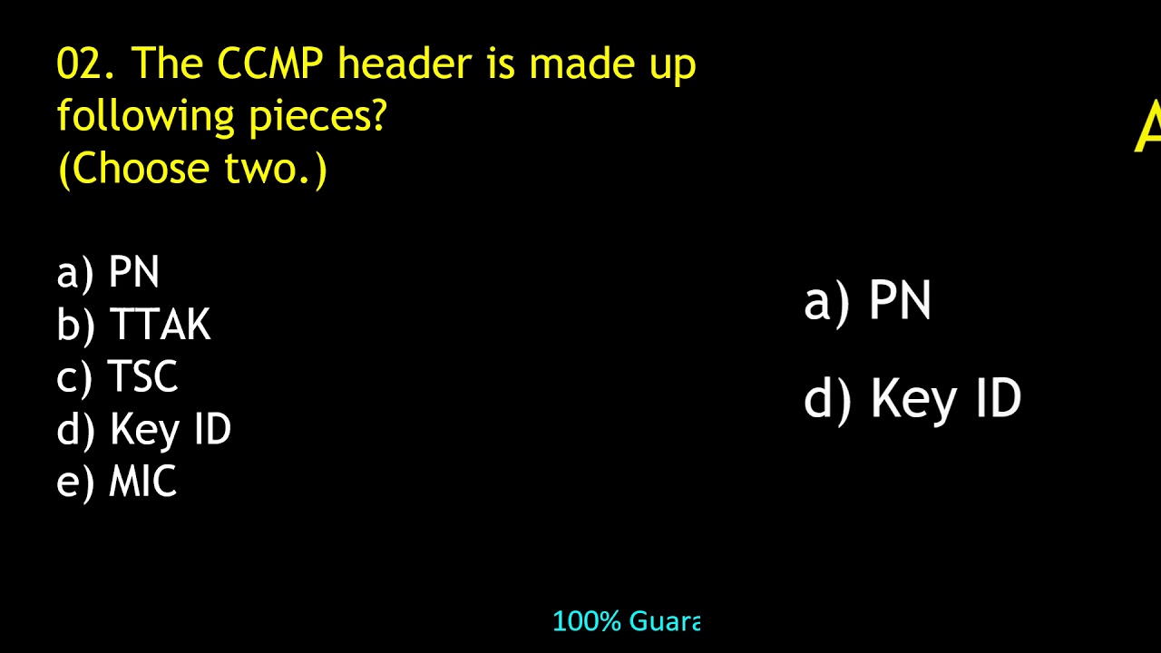 CWNP Wi-Fi Security (CWSP-206) Certification | Sample Questions