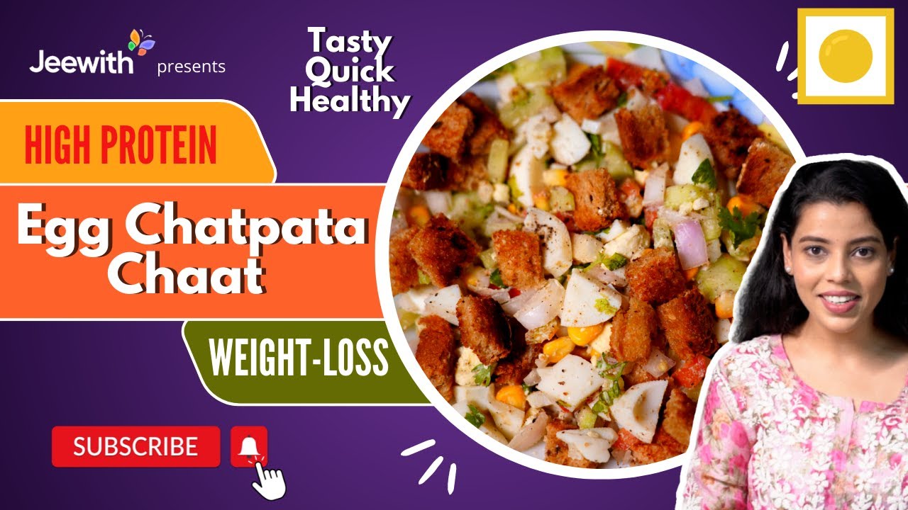 Diet Chaat | Healthy High Protein Egg Chatpata Chaat | Weight-loss Egg chaat Recipes | डाइट चाट #egg