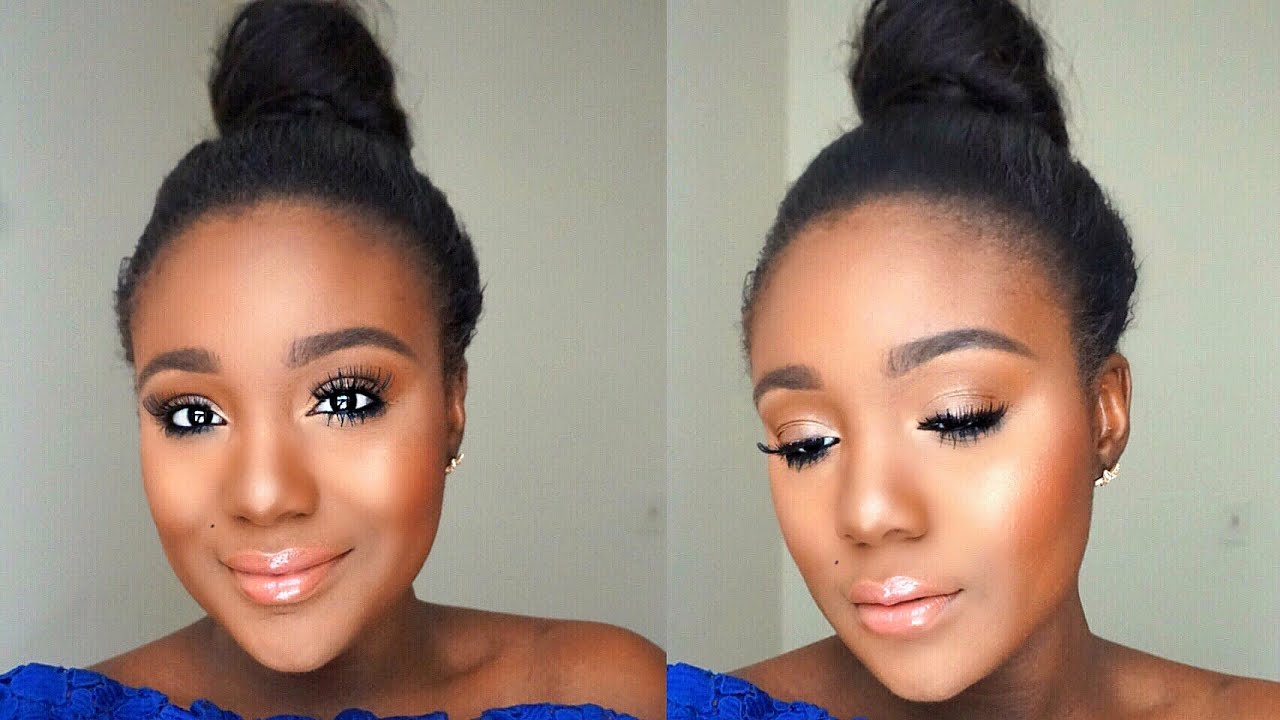 Simple Everyday Summer Makeup Tutorial + Sweat Proof Makeup Tips for Black Women