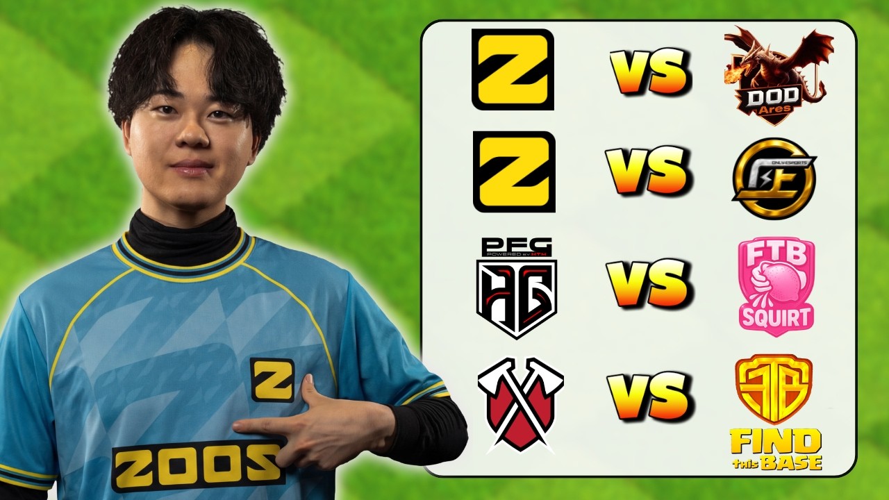 Zoos Esports, Tribe Gaming and more in Clash of Clans