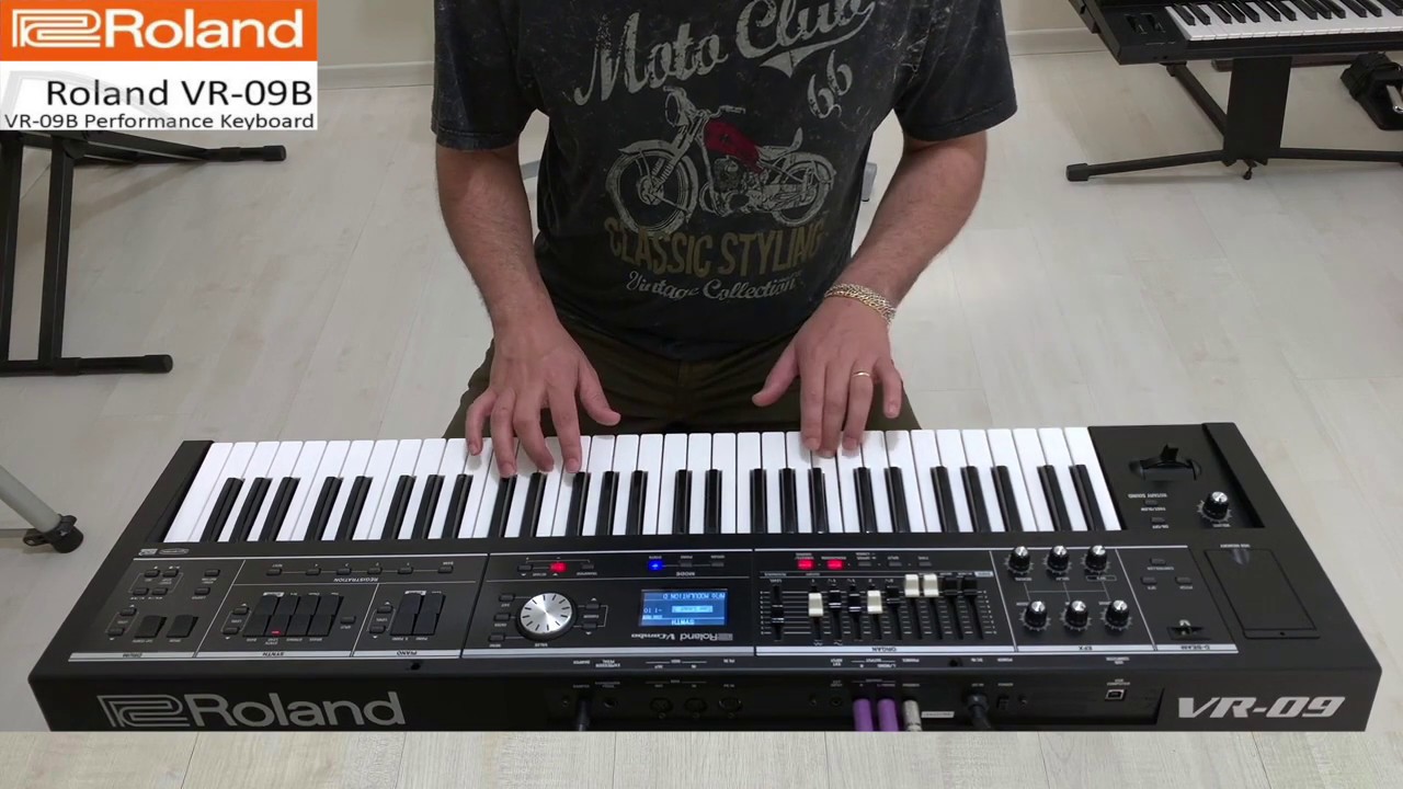 ROLAND VR-09-B , DEMO NA CLASSIC KEYBOARDS , COM EVERTON