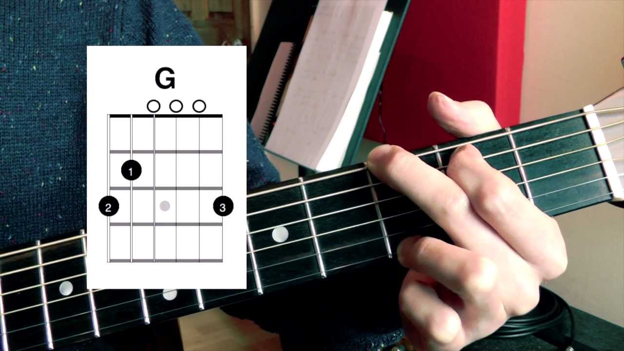 12. The G and C Chords. Beginner's Guitar Lesson.