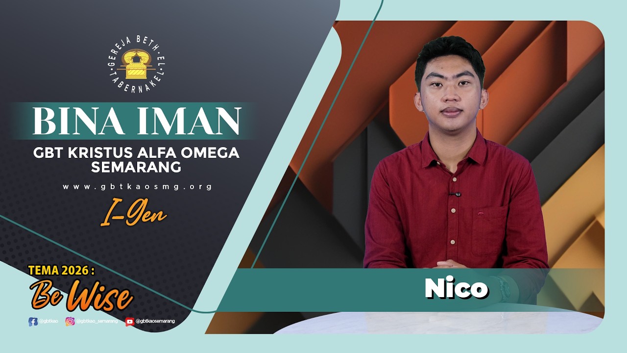 Bina Iman : Bertahan Bersama Yesus - Nico