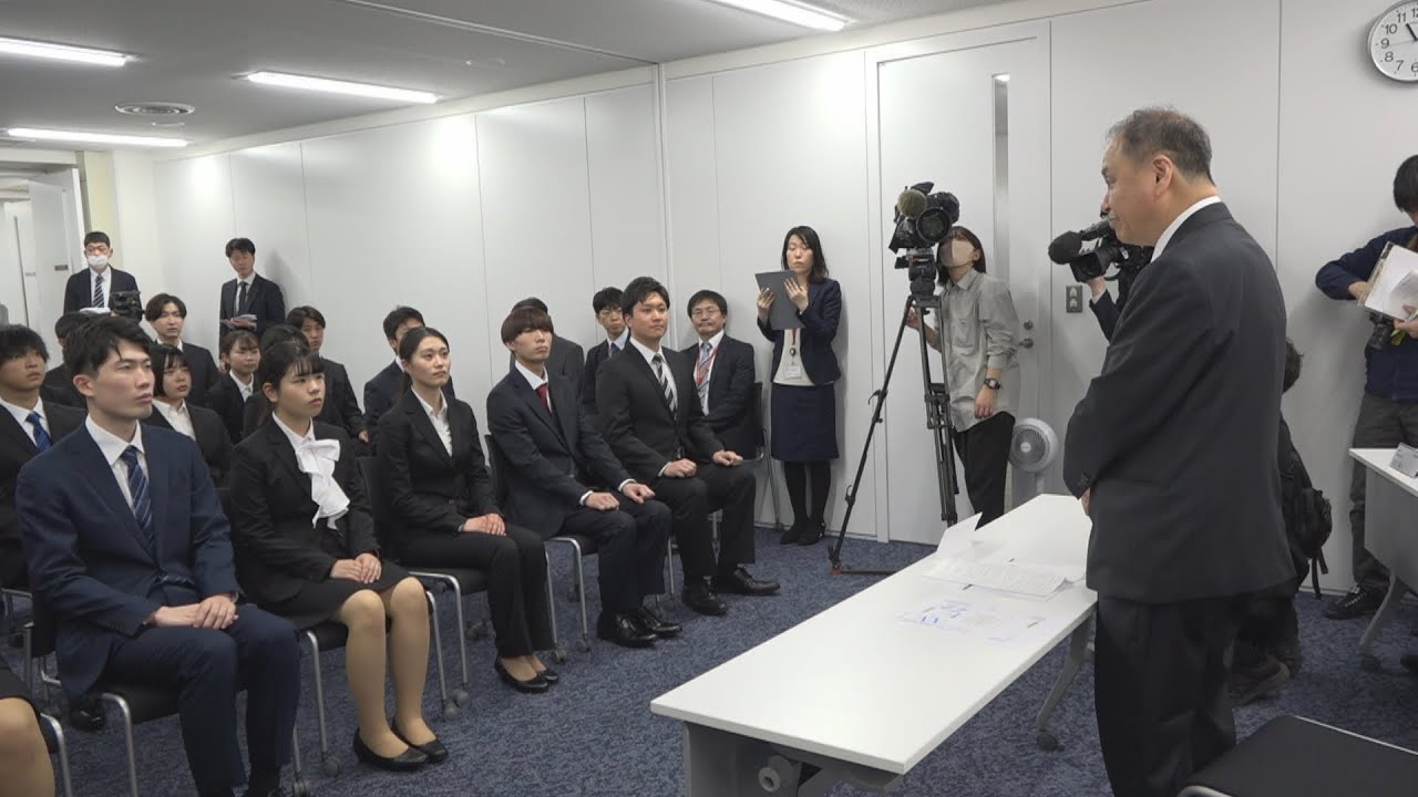 創業約140年&hellip;バイオ関連企業・林原が「ナガセヴィータ」に社名変更して初の入社式　岡山市