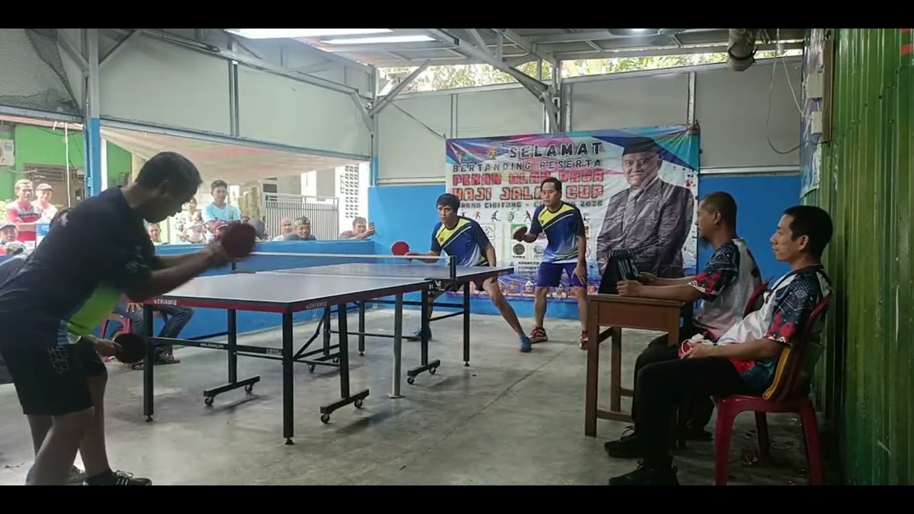 RW 021 VS RW 024. PEREBUTAN JUARA I TENIS MEJA GANDA PUTRA. PART I SET I-II