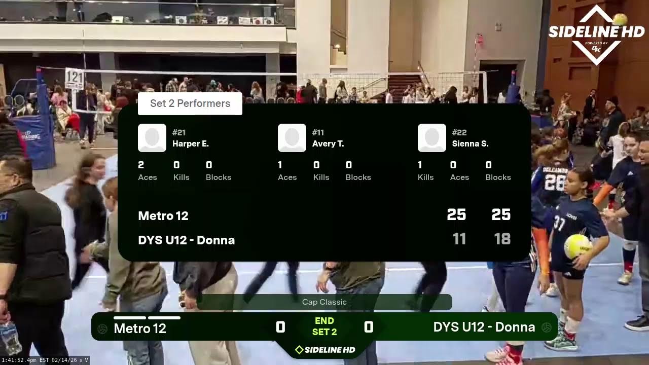DYS U12 - Donna vs. Metro 12 (2026.02.14)