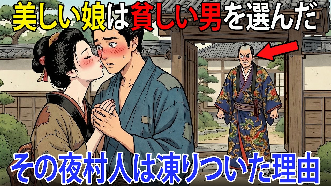 美しい娘は、村人に笑われるほど貧しい若者を選び、裕福な地主の息子を拒んだ | 野談 | 伝説 | 昔話 | 説話 | 民話