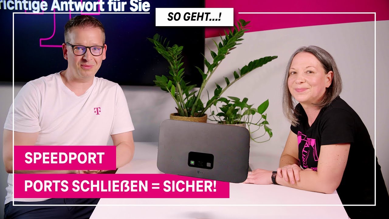 Speedport sicher machen - Portfreigaben schlie&szlig;en und Hacker abwehren!