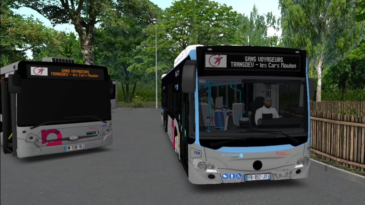 Grand Paris moulon  MB citaro c2 ngt 100% sound / depart a 7 minutes omsi 2