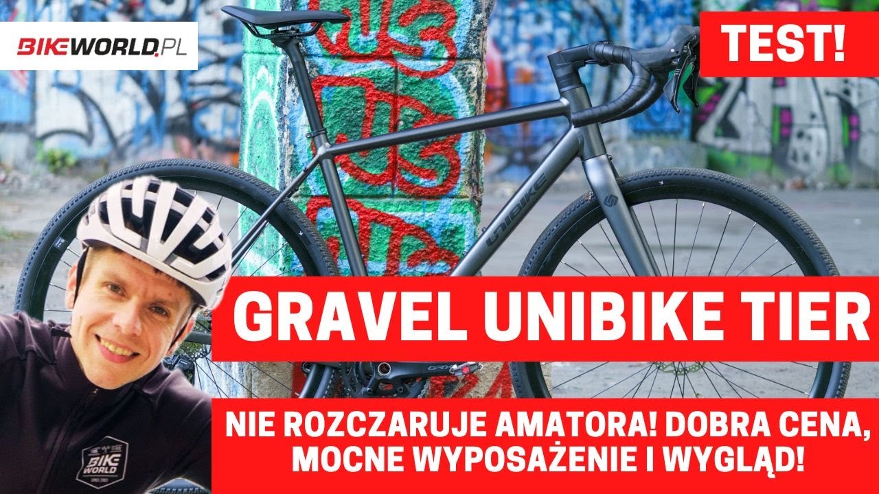 Test: Unibike Tier - gravel dla amatora z kompletnym GRX-em w dobrej cenie. Jest wyjątkowo ładny! 🔥