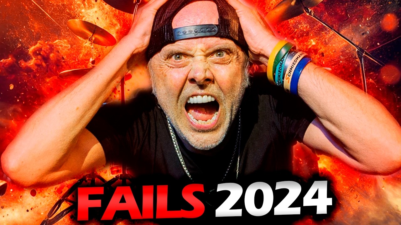 LARS ULRICH FAILS COMPILATION (2024) #METALLICA