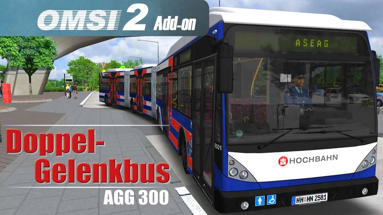 OMSI 2 Van Hool AGG 300 Doppelgelenkbus auf Aachen Linie 73 #1 ☆ Let's Play OMSI 2