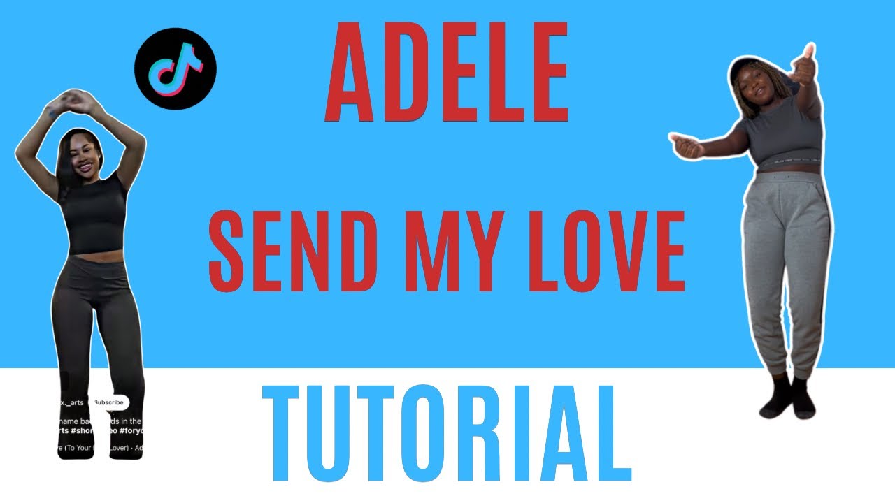 Send my Love Adele* Tik Tok Trend EASY DANCE TUTORIAL ( Beginner Friendly )