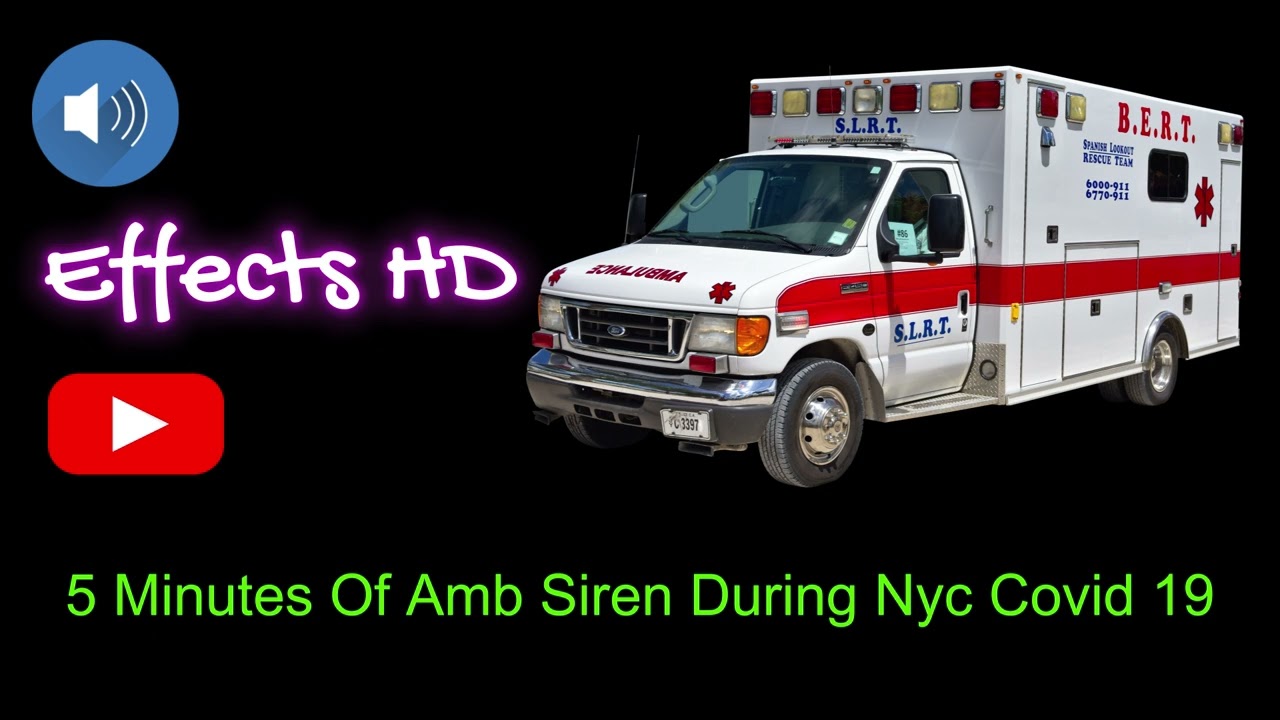 5 Minutes Of Amb Siren During Nyc - ambulance siren sound effects #ambulancesound #ambulancesiren
