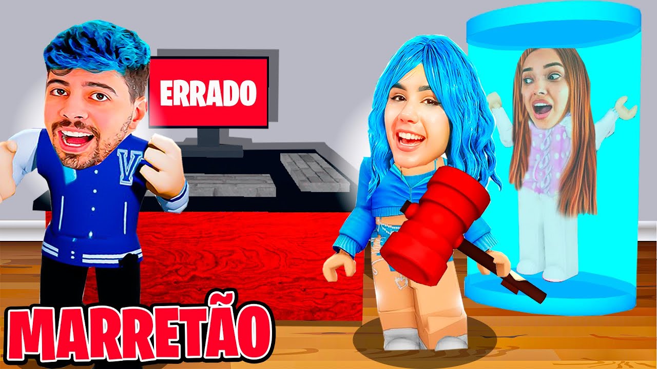 Roblox - FUJA DO MARRETÃO PELA PRIMEIRA VEZ COM MINHA IRMÃ E VILÕES, DEU RUIM !! (Flee The Facility)