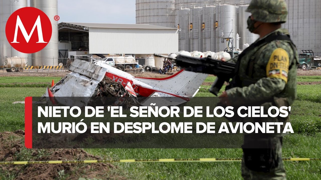 Nieto de 'El Señor de los Cielos' murió en desplome de avioneta en Sinaloa