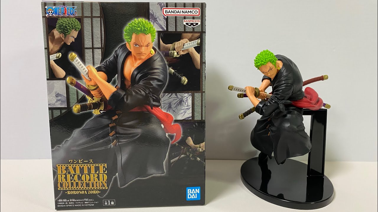 ONE PIECE RORONOA ZORO BATTLE RECORD COLLECTION Figure | Unboxing & Details