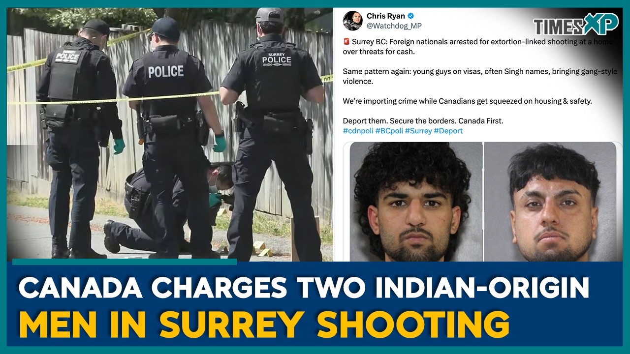 Two Punjab-Origin Men Charged in Canada Shooting Case | Indians In Canada
