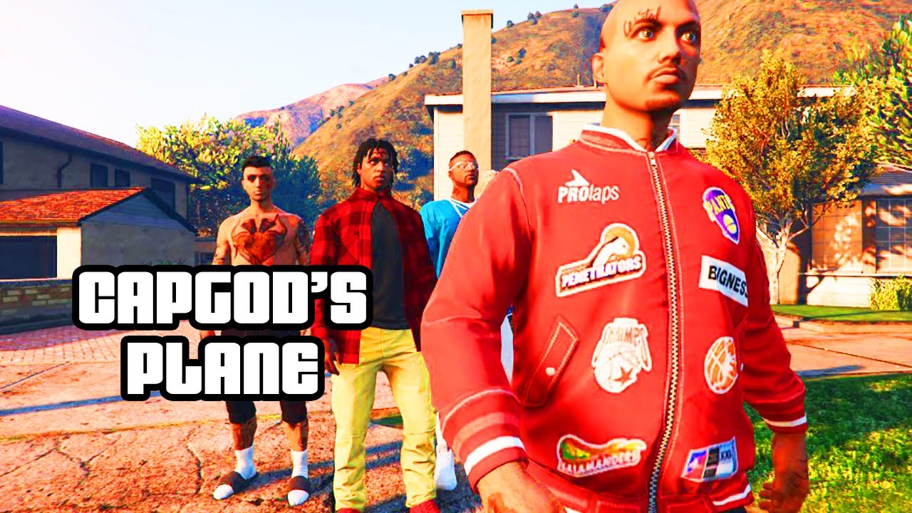 GTA 5 CAPGOD'S PLANE (GTA 5 SKIT)
