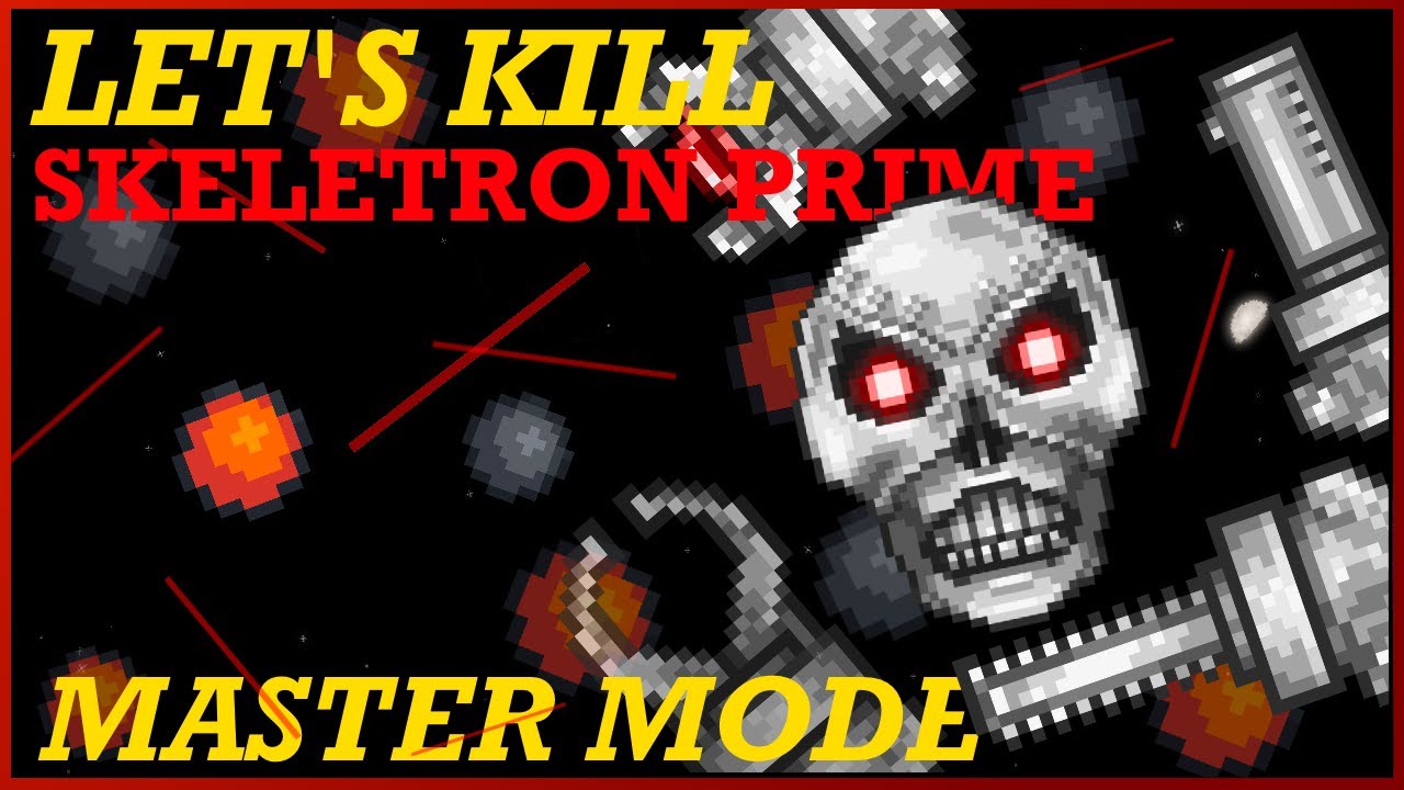 How to EASILY Beat MASTER MODE Skeletron Prime in Terraria 1.4!!