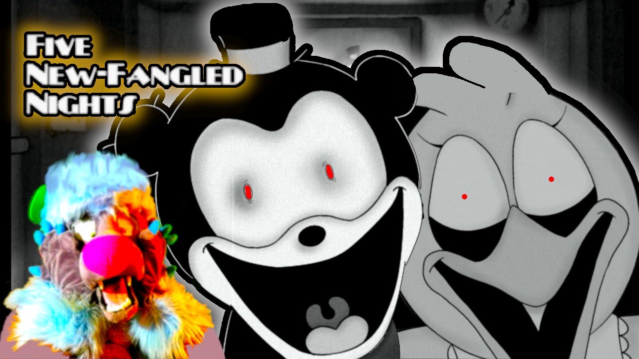 Фан-игра по FNAF из резинового шланга?! Геймплей Five New Fangled Nights.