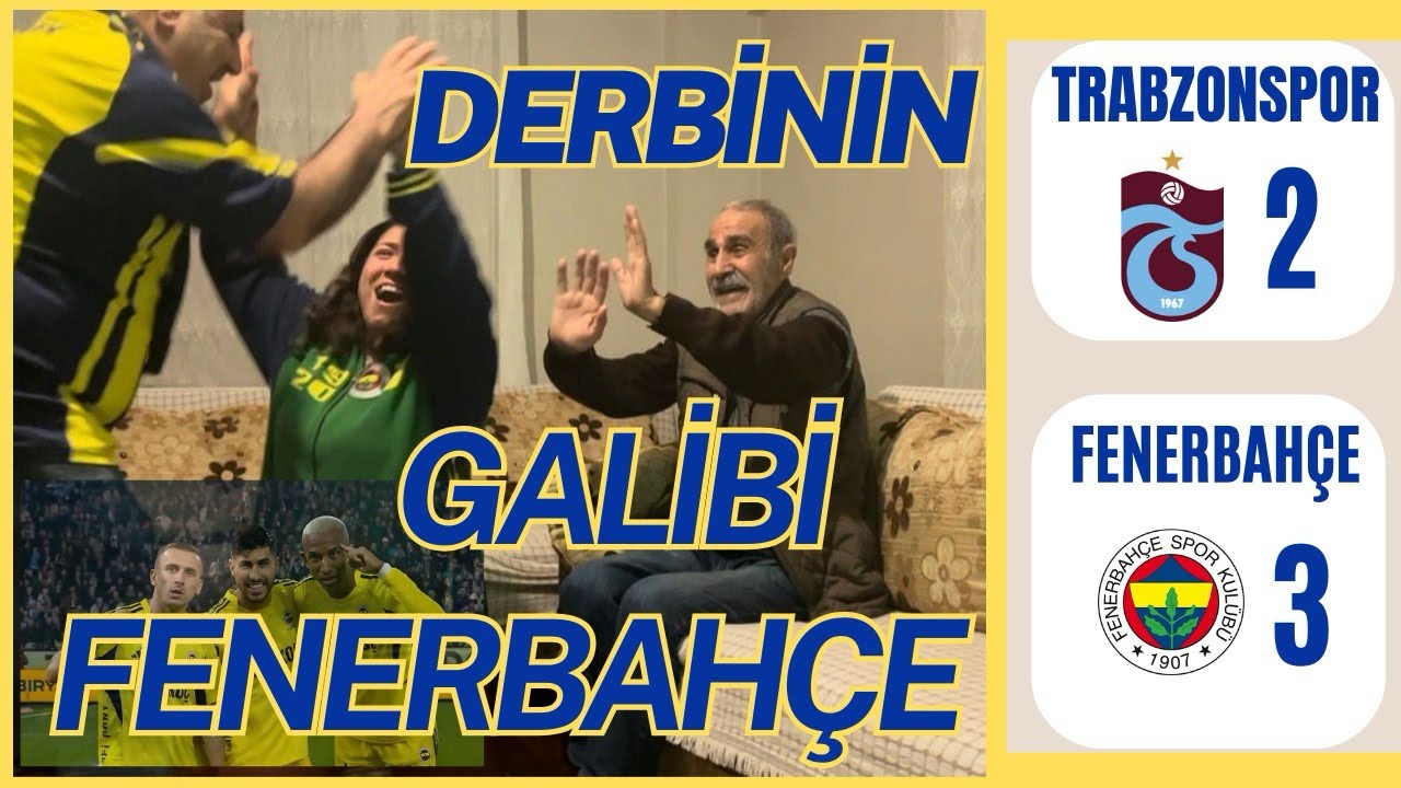 DERBİ CANAVARI TEDESCOOO FANATİK FENERBAHÇELİLER TRABZONSPOR-FENERBAHÇE MAÇINI İZLERSE #fenerbahçe 