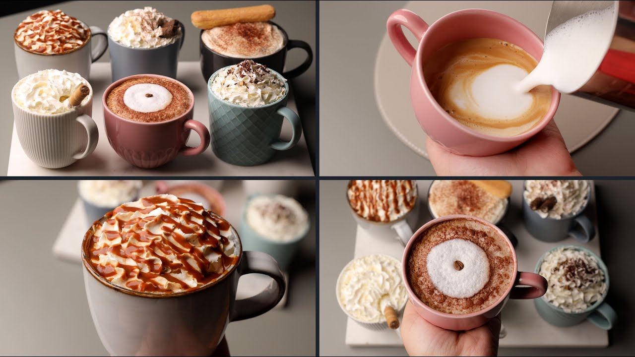 7 مشروبات ساخنة للشتاء ☕️  بطريقة الكافيهات .!