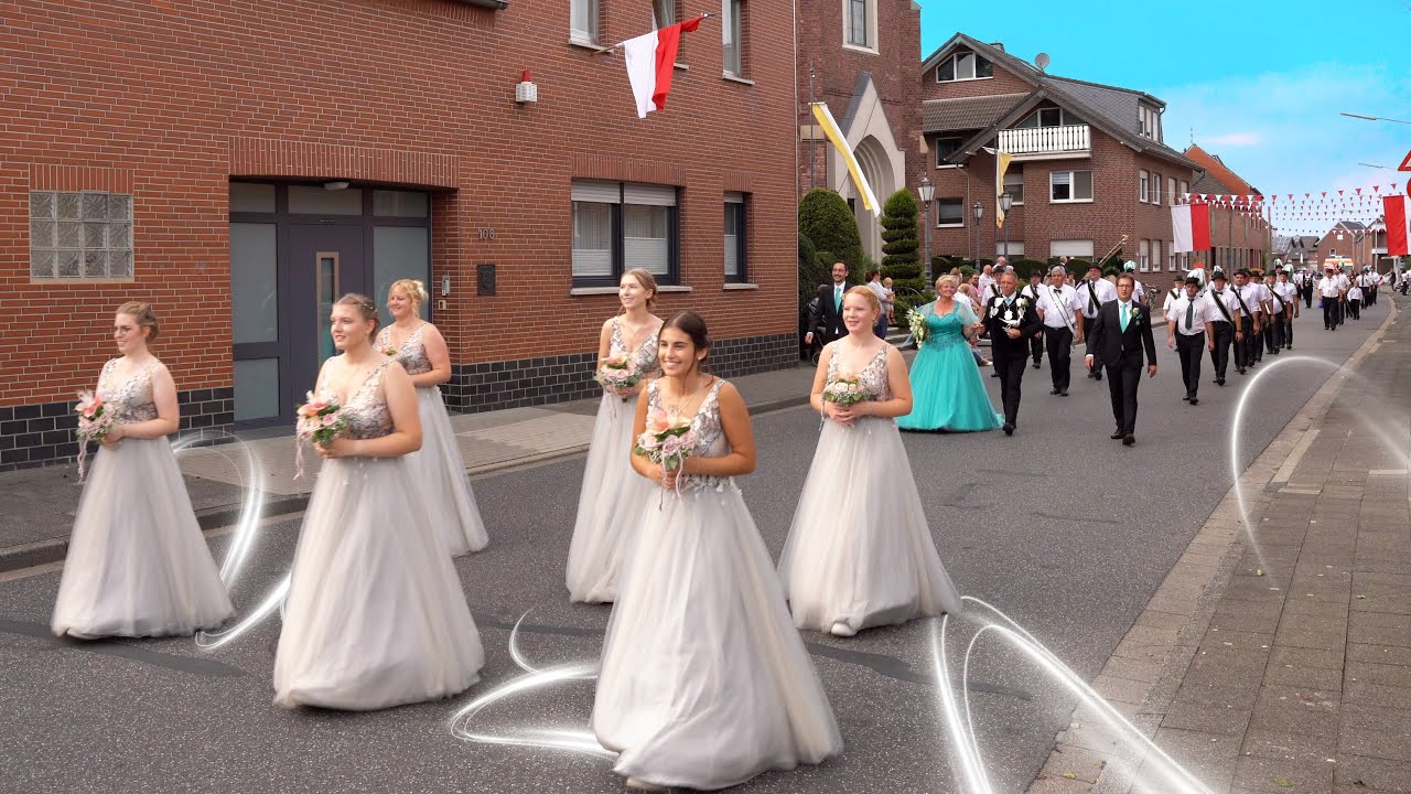 Der große Festzug Teil 2 - Schützenfest Straeten, Sonntag 17-9-2023 - Dekanat Selfkant - Gangelt🎺🥁👍