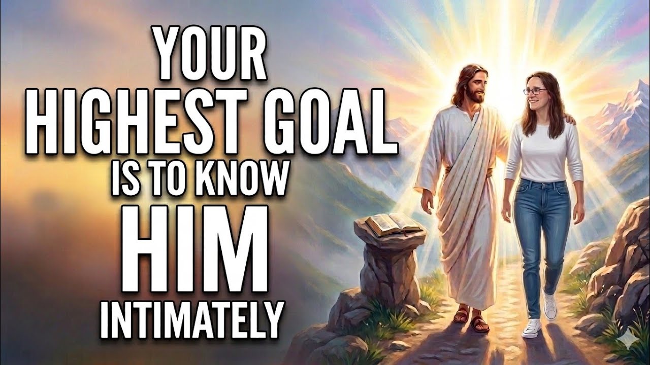 Your HIGHEST GOAL is to Know HIM Intimately