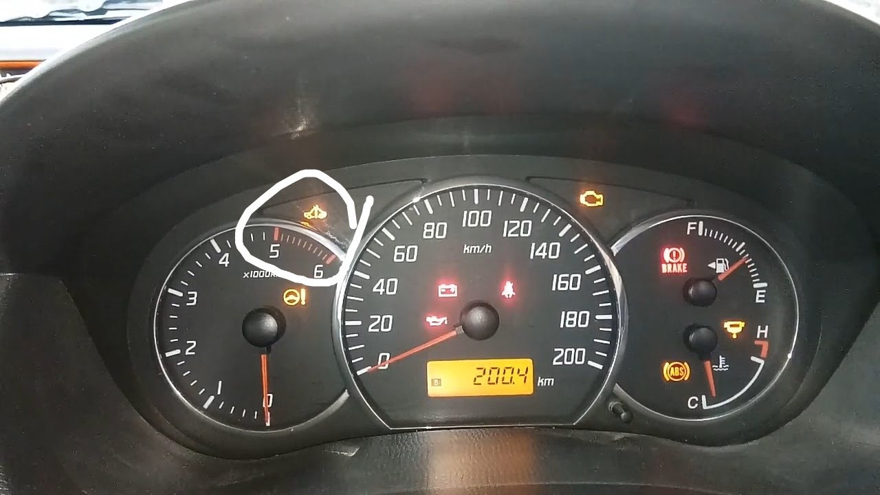How to turn off the Service check lamp in swift dzire