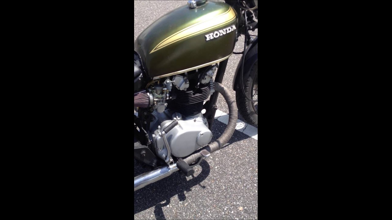 Honda CB450 brat walkaround FINISHED