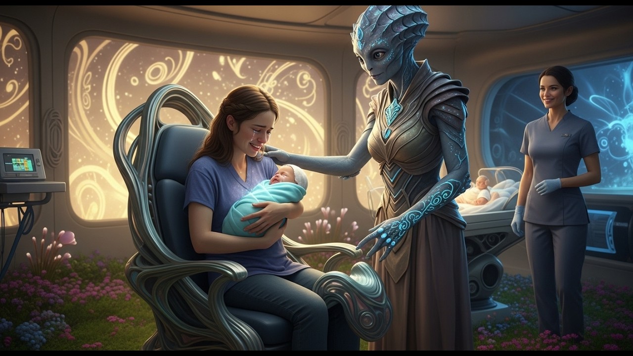 They Called Her Barren Until the Alien Queen Saw a Human Help Her Become a Mother