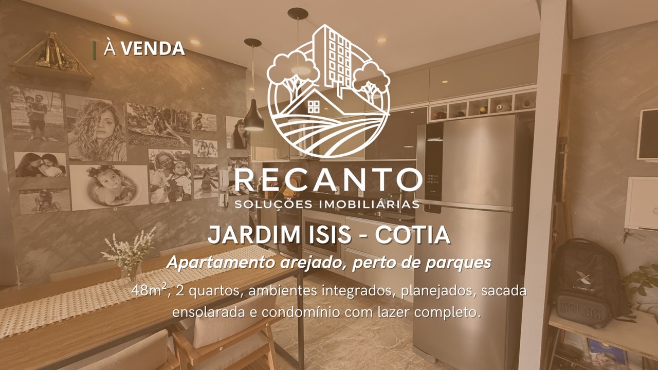 APARTAMENTO NO JARDIM ISIS - COTIA