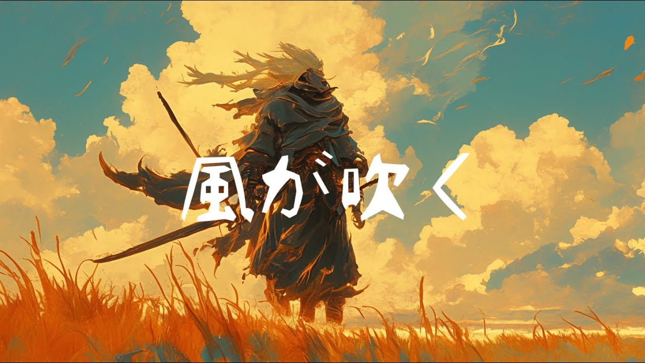 風が吹く