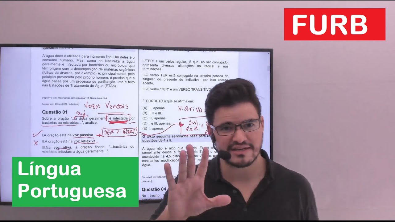 Português para banca FURB: Resolução de questões