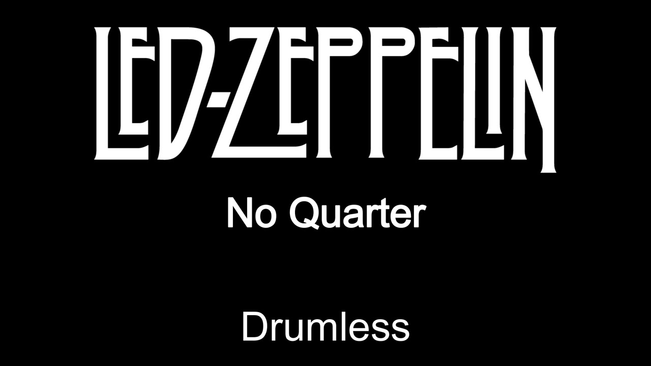 Led Zeppelin No Quarter Drumless