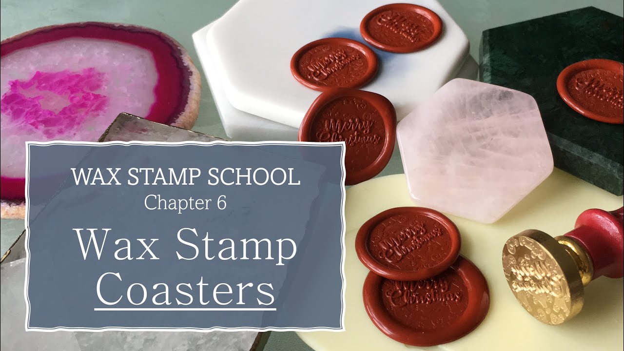 Comparing Wax Stamp Coasters / Sealing Mat | Beginner wax stamping | Wax Stamp School #6 | Chapter 6