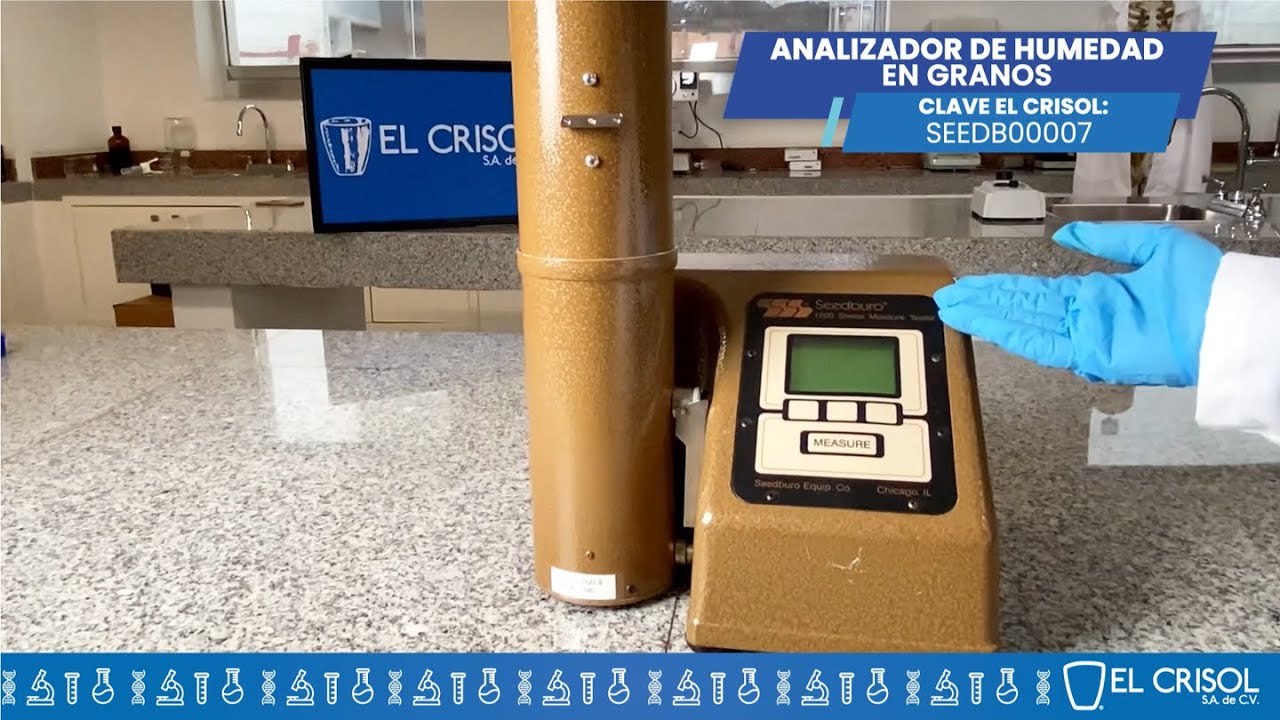 ANALIZADOR DE HUMEDAD EN GRANOS PORTÁTIL. SEEDBURO