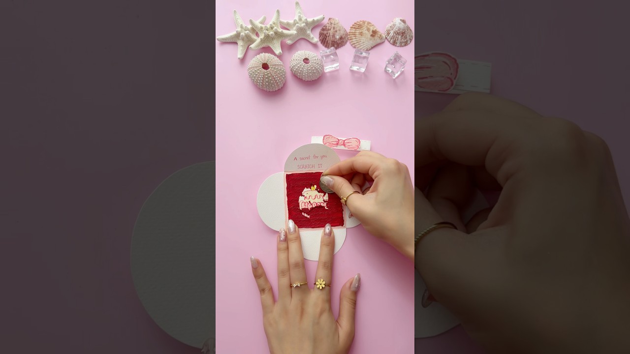 DIY Scratch Card Idea 🎂 Cute Birthday Gift